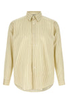 striped cotton and silk shirt