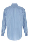 striped cotton and silk shirt