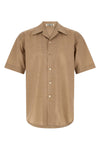 summer twist cashmere poplin shirt