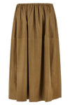 midi skirt in fine calf leather