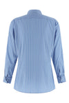 striped cotton and silk shirt