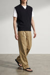 ribbed knit vest