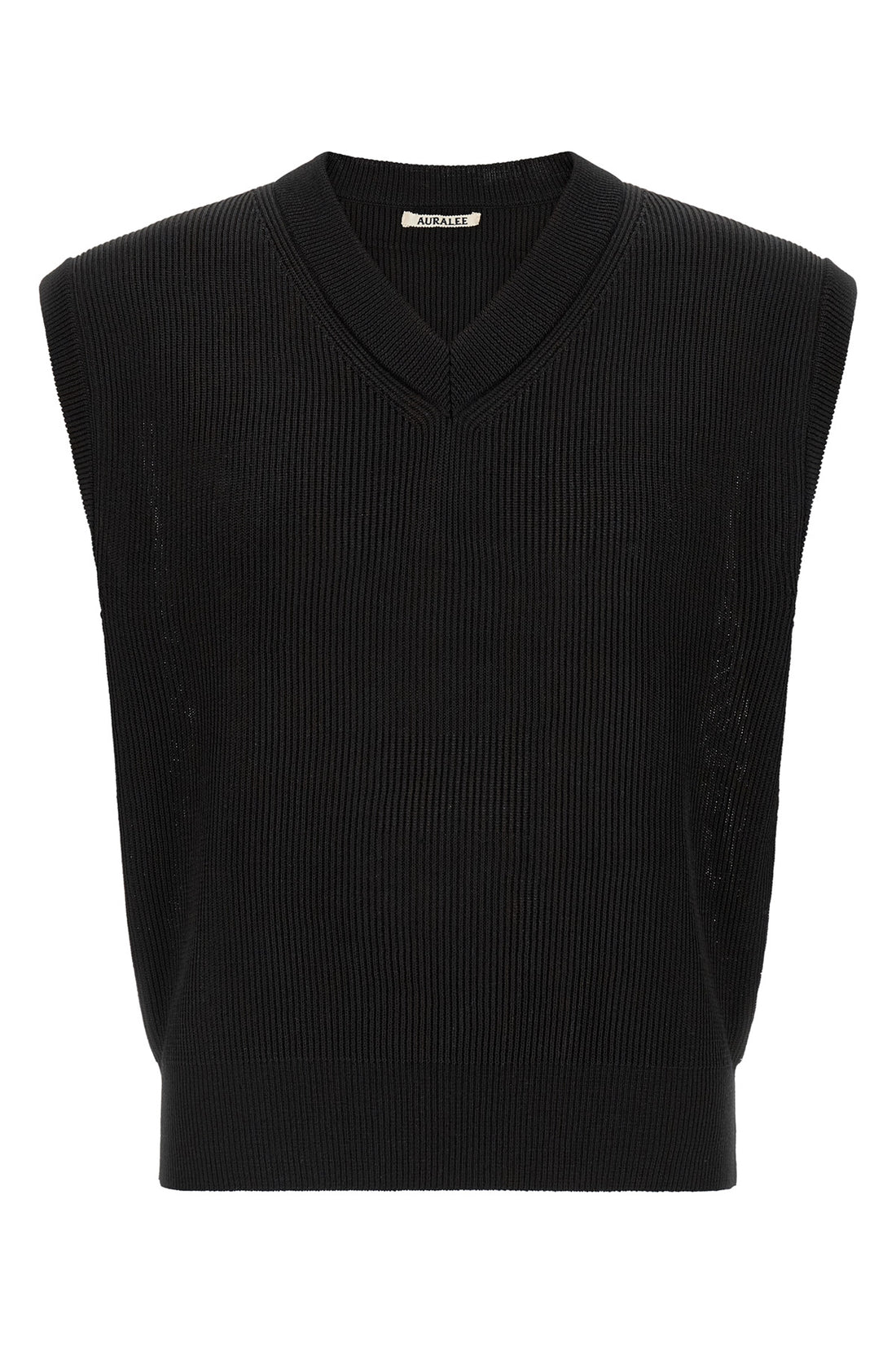 AURALEE 3 ribbed knit vest