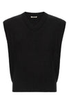 ribbed knit vest
