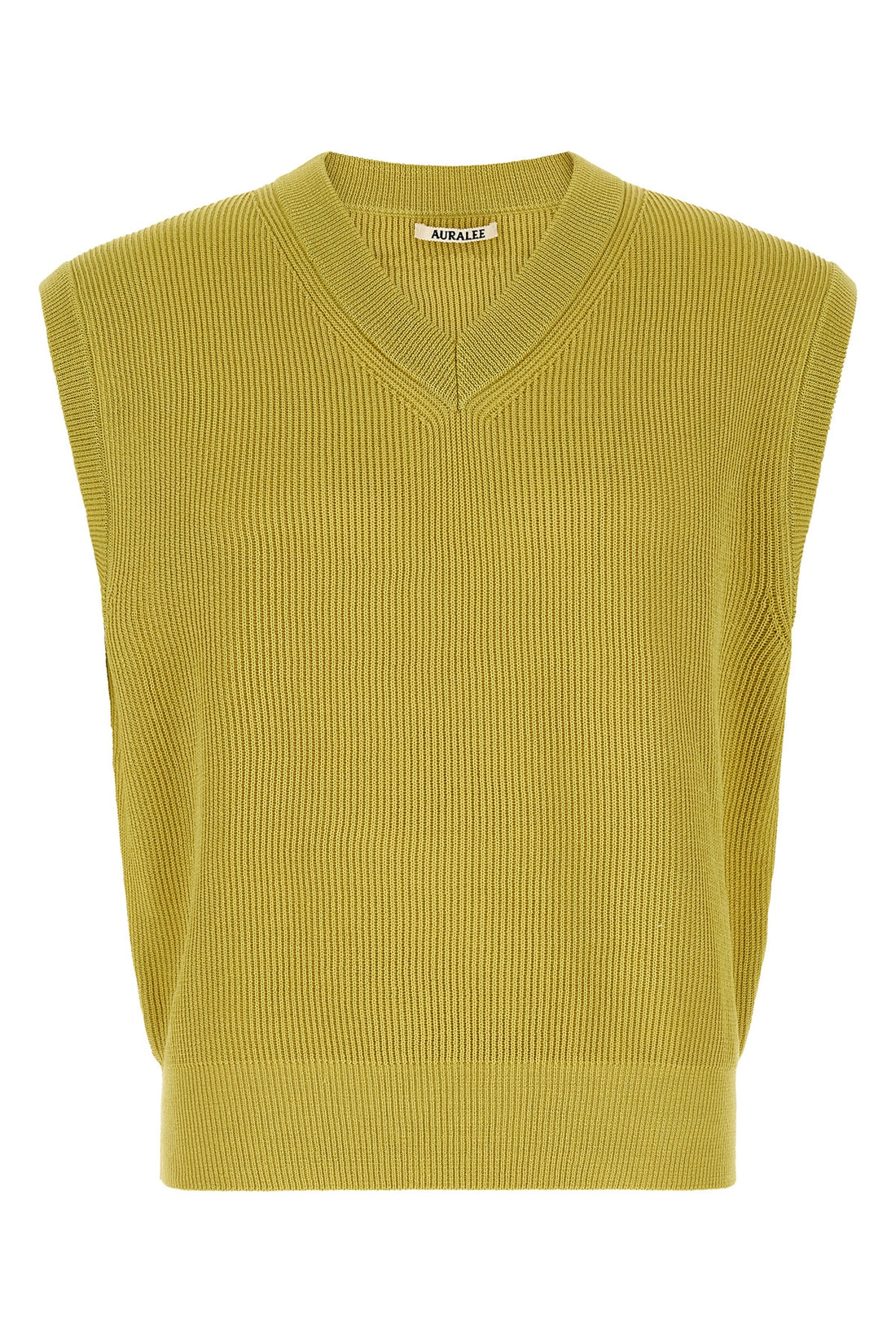 AURALEE 5 ribbed knit vest