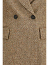 virgin wool donegal jacket with monili