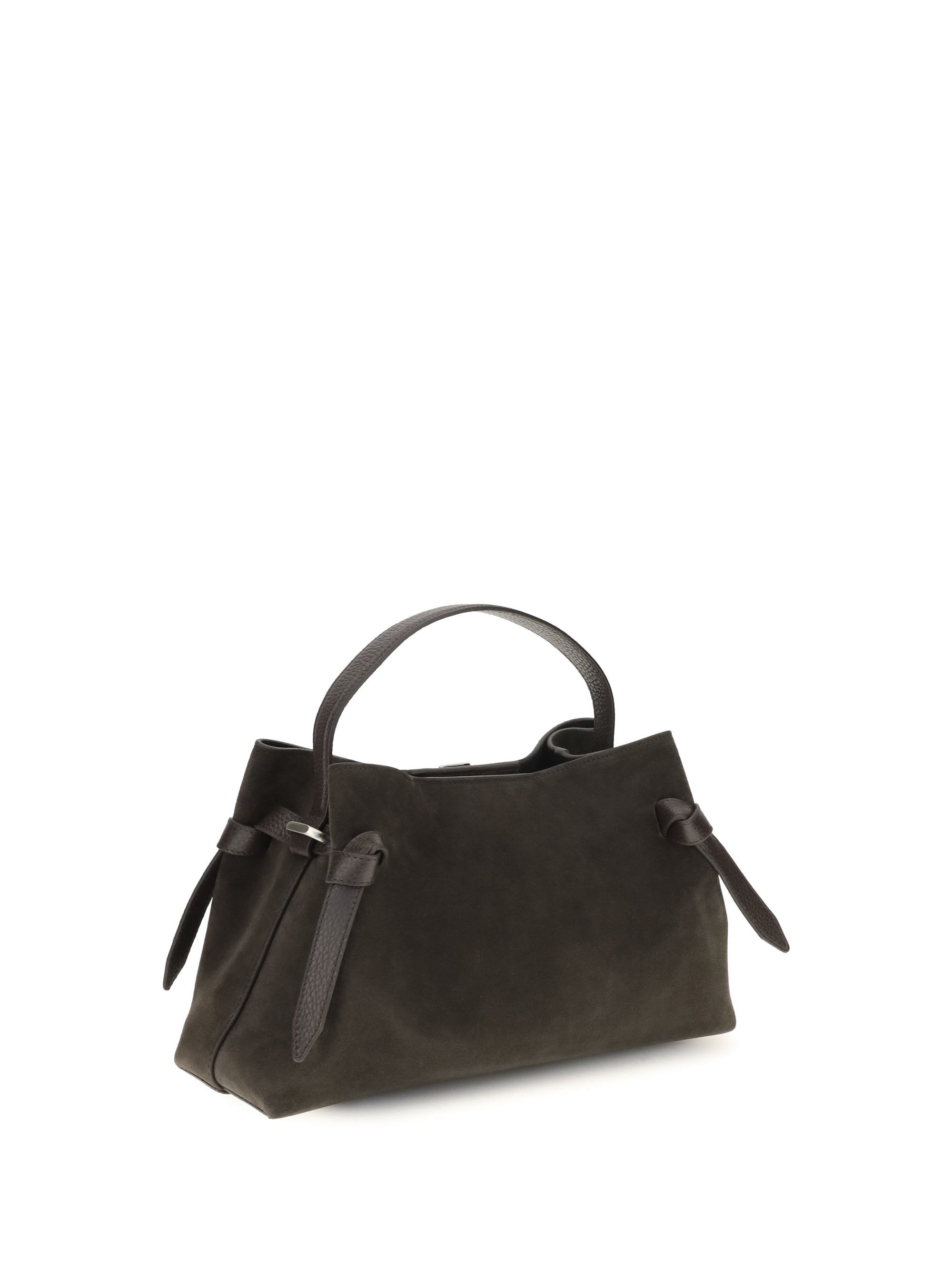 gyoza suede shoulder bag
