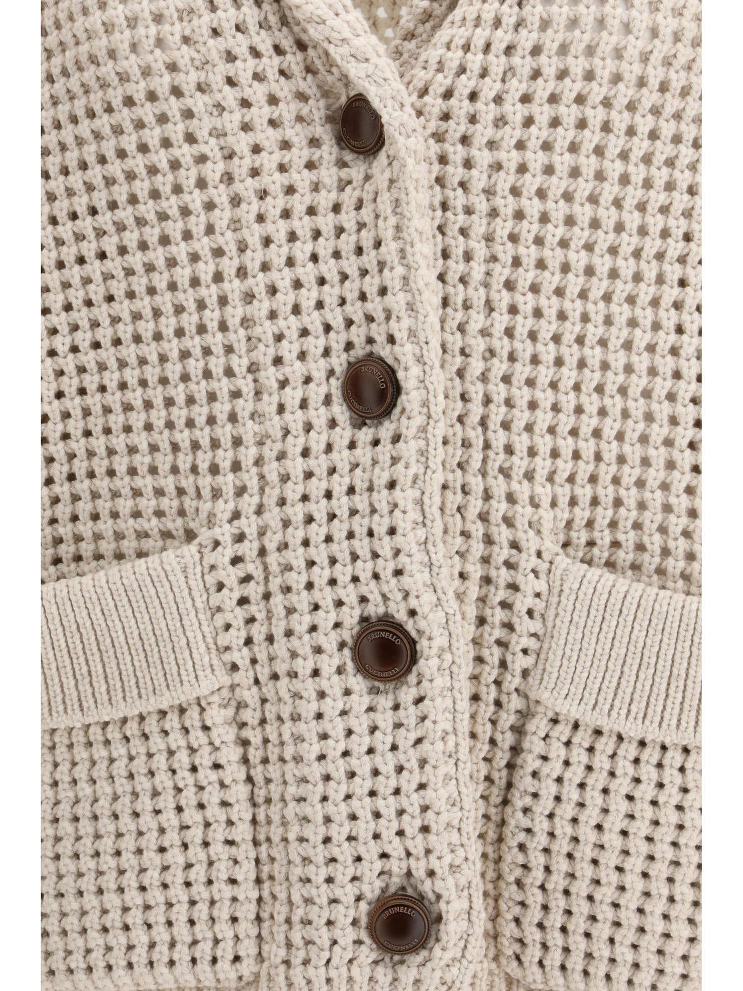 BRUNELLO CUCINELLI S cotton feather cardigan