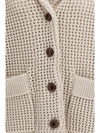 cotton feather cardigan