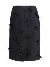 JIL SANDER 34 satin skirt with bows