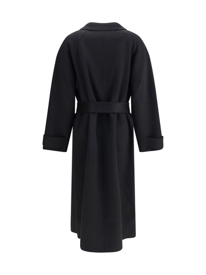 DYNAMIS STUDIO 42 double-breasted long coat