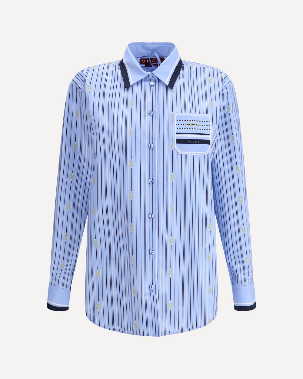 Gucci Striped Shirt Light Blue