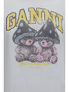 teddy mushroom long-sleeve cotton t-shirt