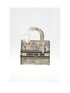 DIOR OS lady dior m embroidery palm rafia
