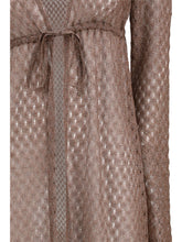 MISSONI 40 long viscose lamé cardigan