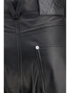 glossy leather flared pants