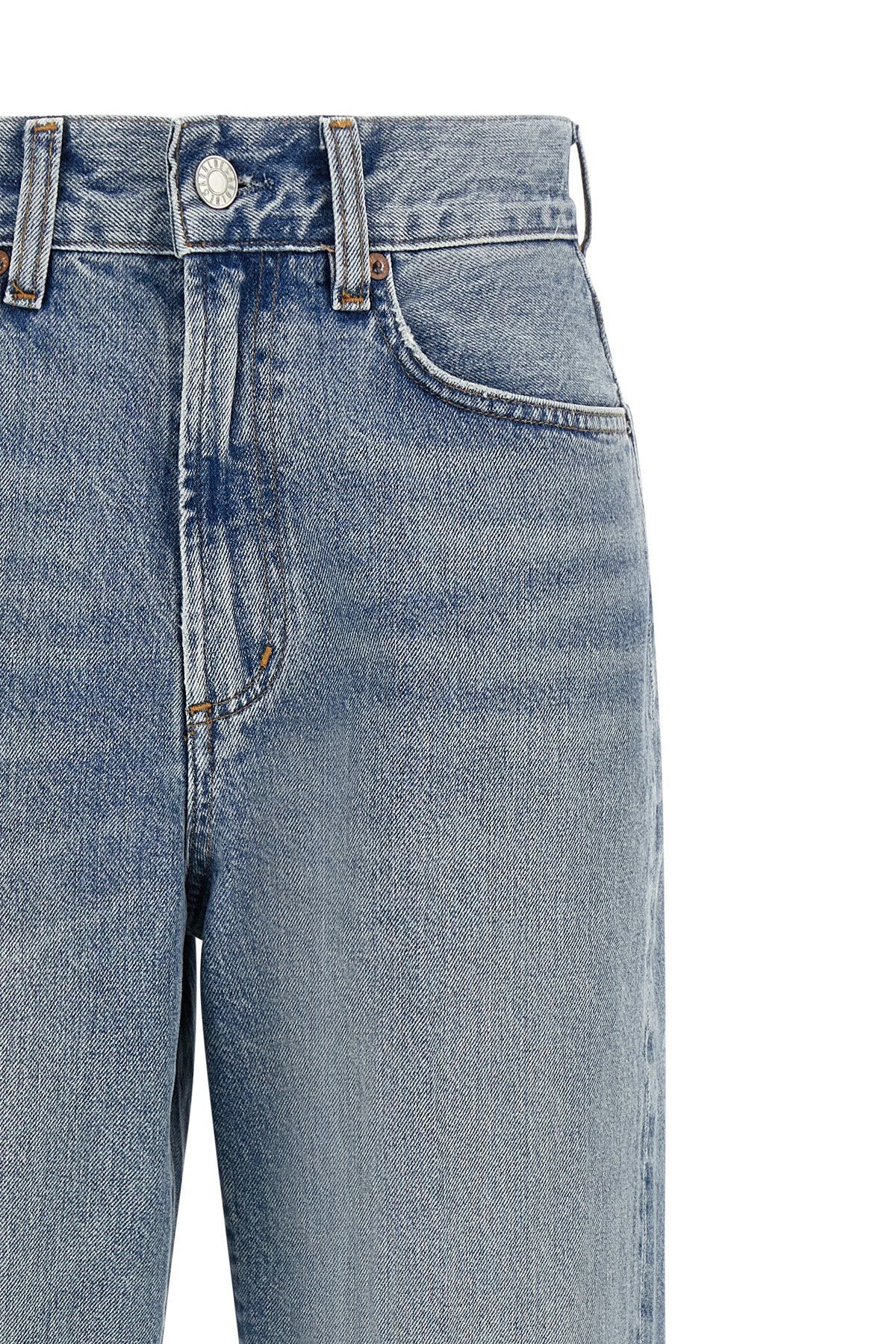 the 80s wash orbital jean agolde s redefine the vintage silhouette through