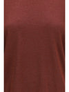 short-sleeve cashmere and silk sweater