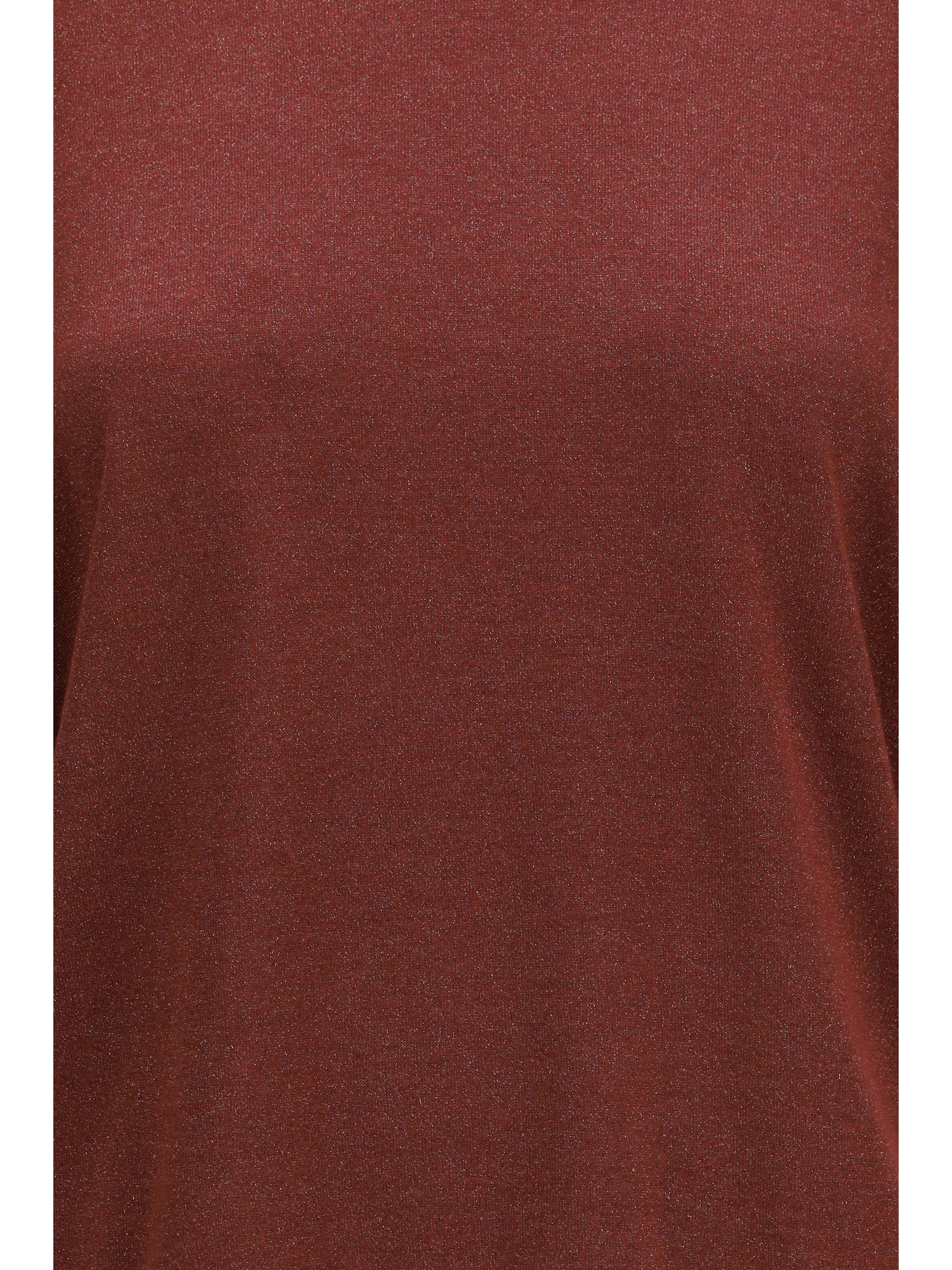short-sleeve cashmere and silk sweater