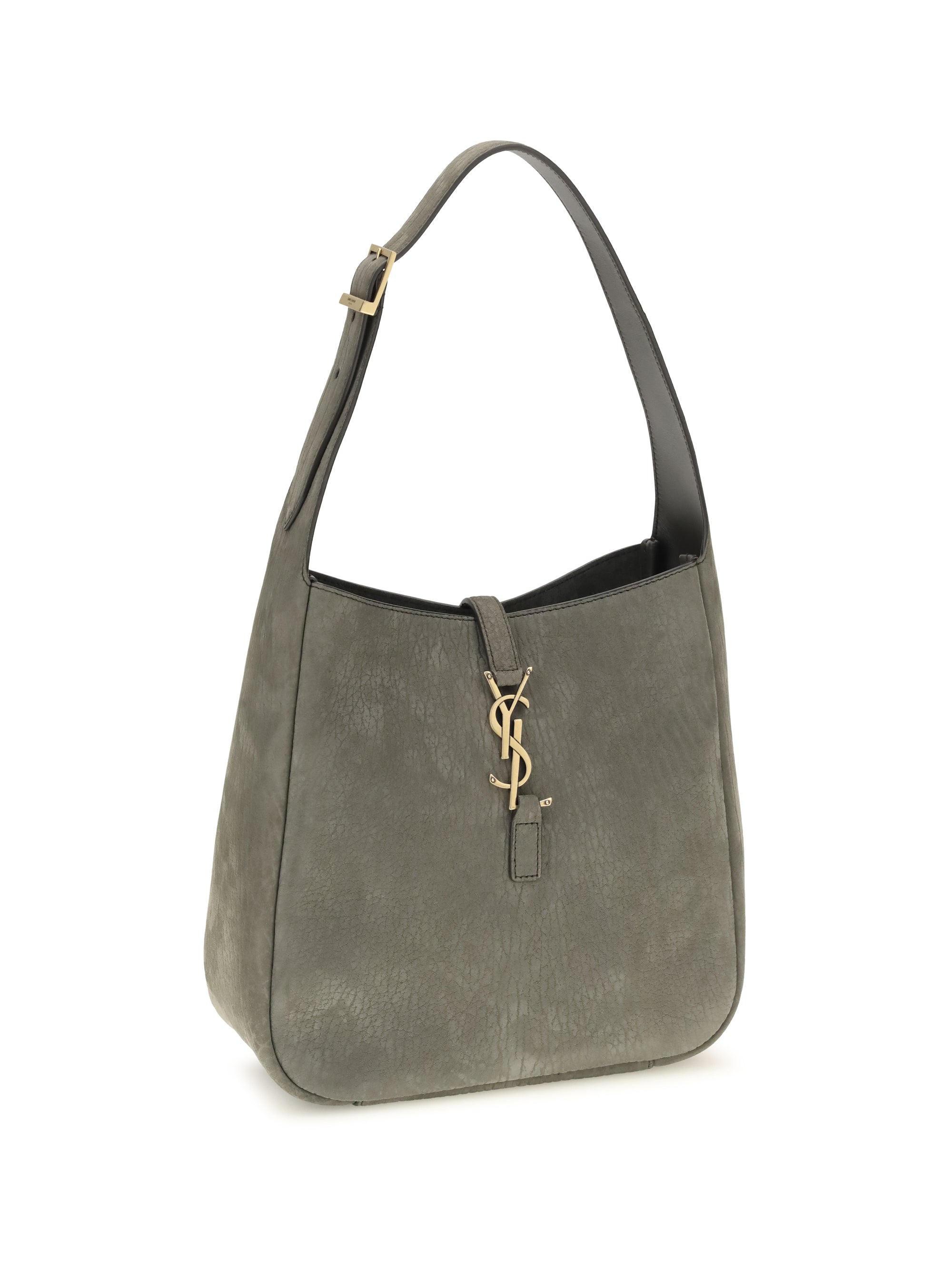5 à 7 supple shoulder bag in grained nubuck