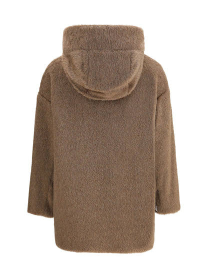 MAX MARA THE CUBE 42 reversible midi down jacket 