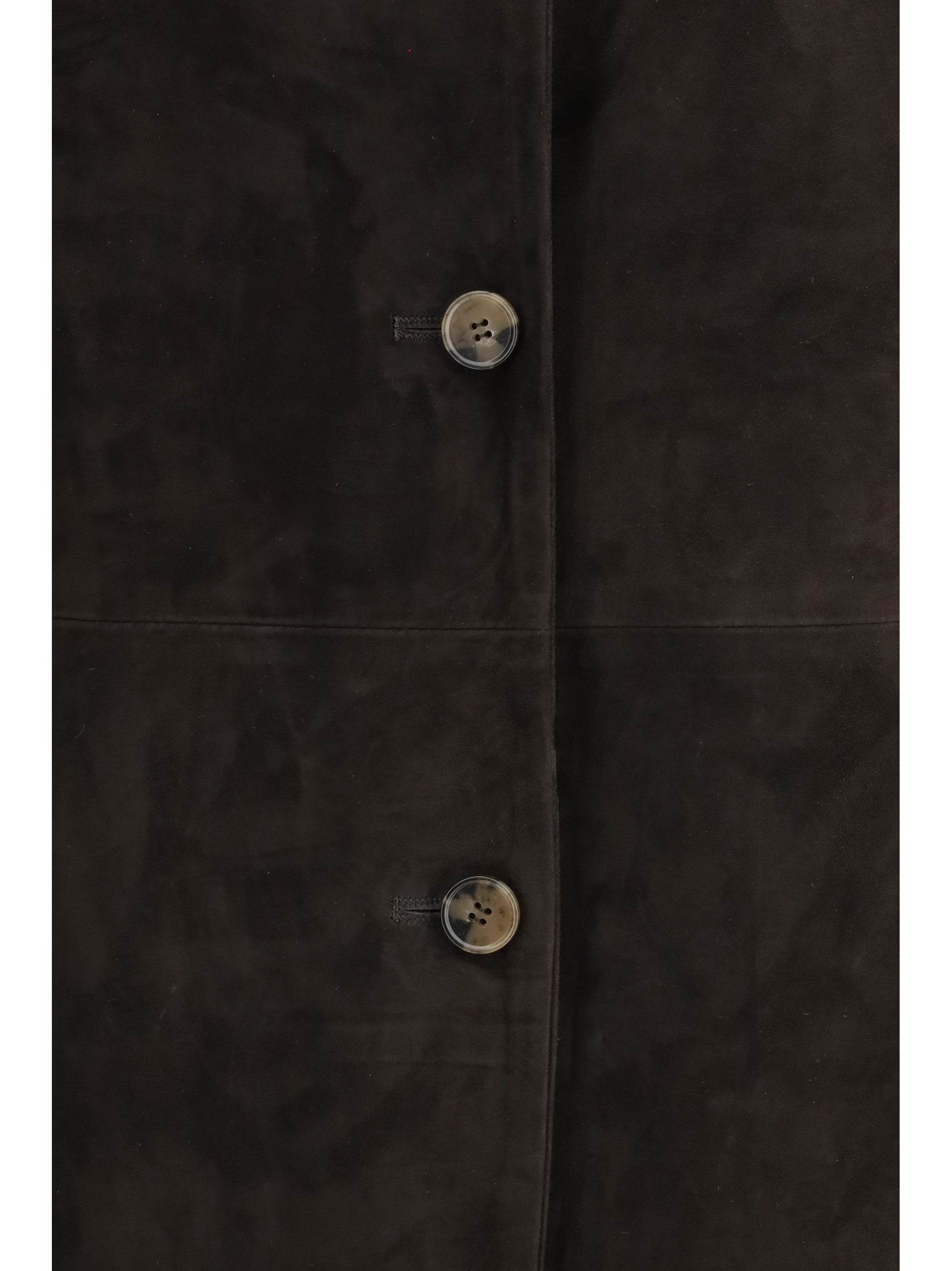 LOULOU DE SAISON 36 waren suede coat