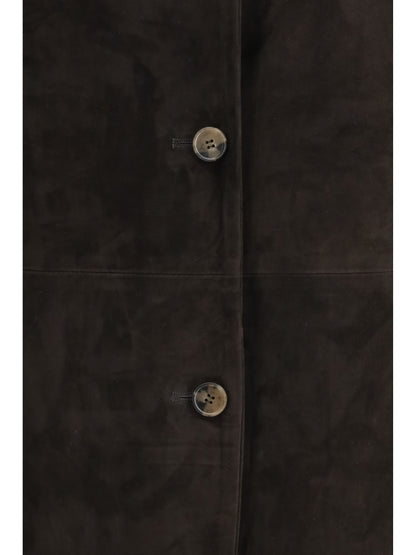 LOULOU DE SAISON 36 waren suede coat