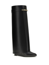 GIVENCHY 36 leather shark boots