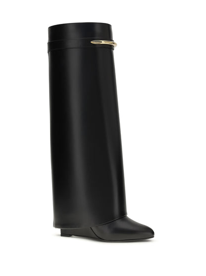 GIVENCHY 36 leather shark boots