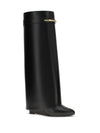leather shark boots