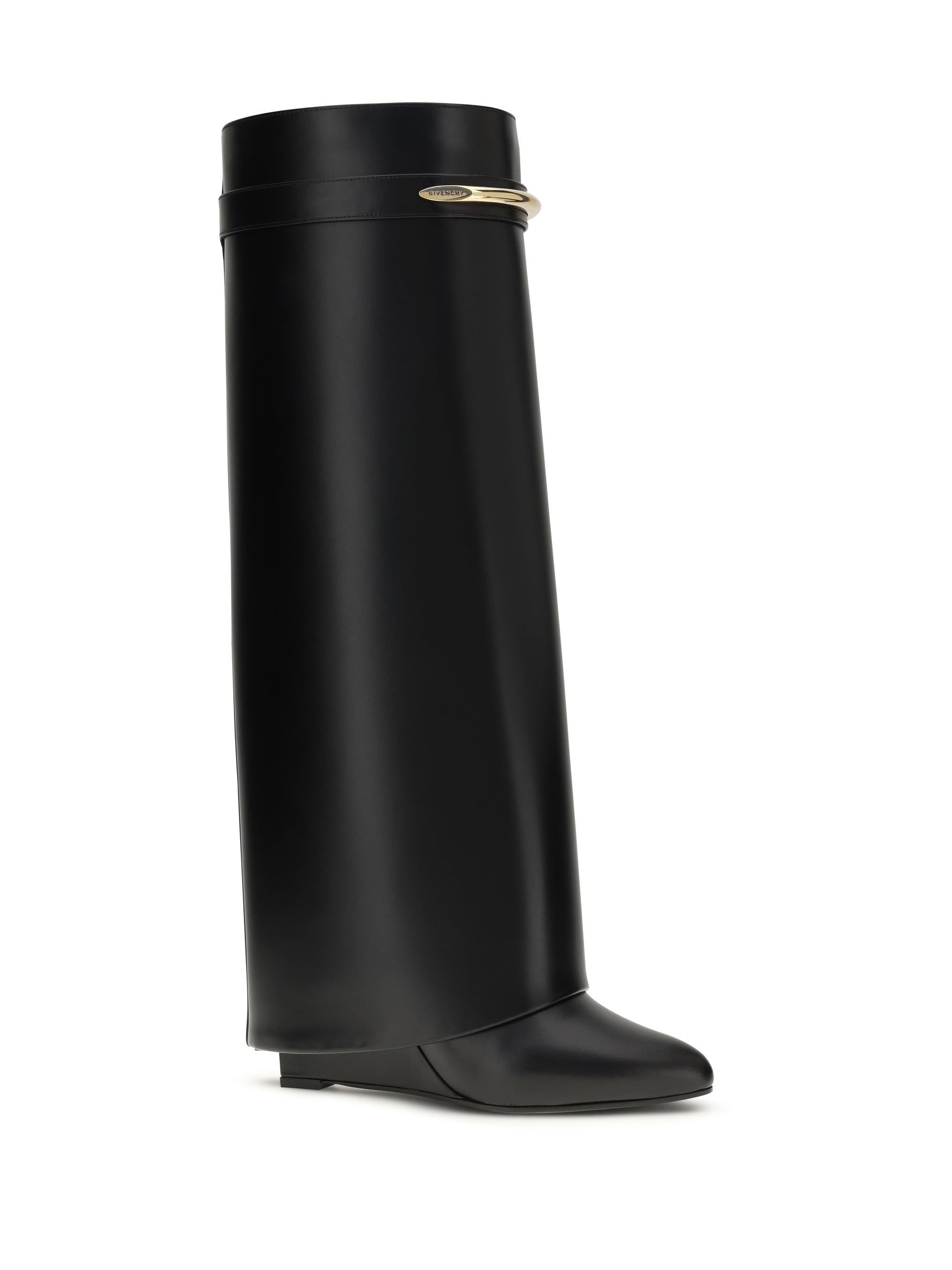 leather shark boots