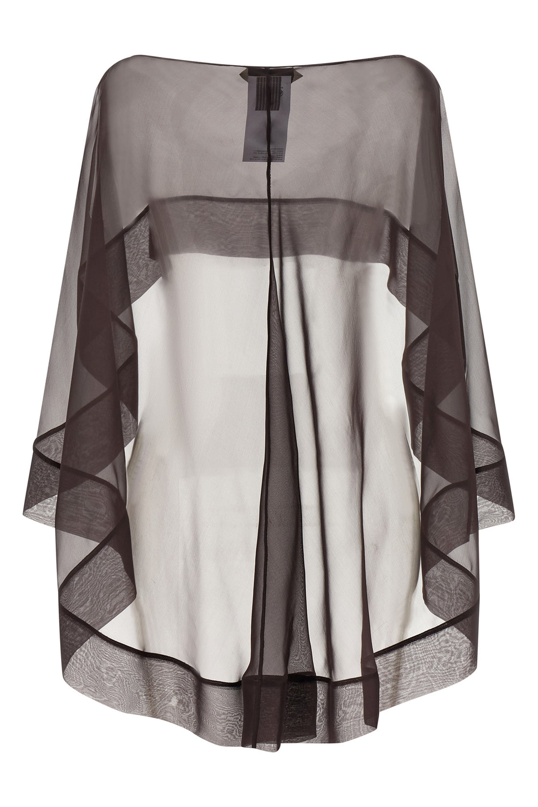 ALBERTA FERRETTI OS semi-transparent silk chiffon scarf