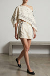 printed linen top