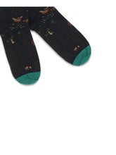 BONNE MAISON 36-38 nature-inspired pattern socks