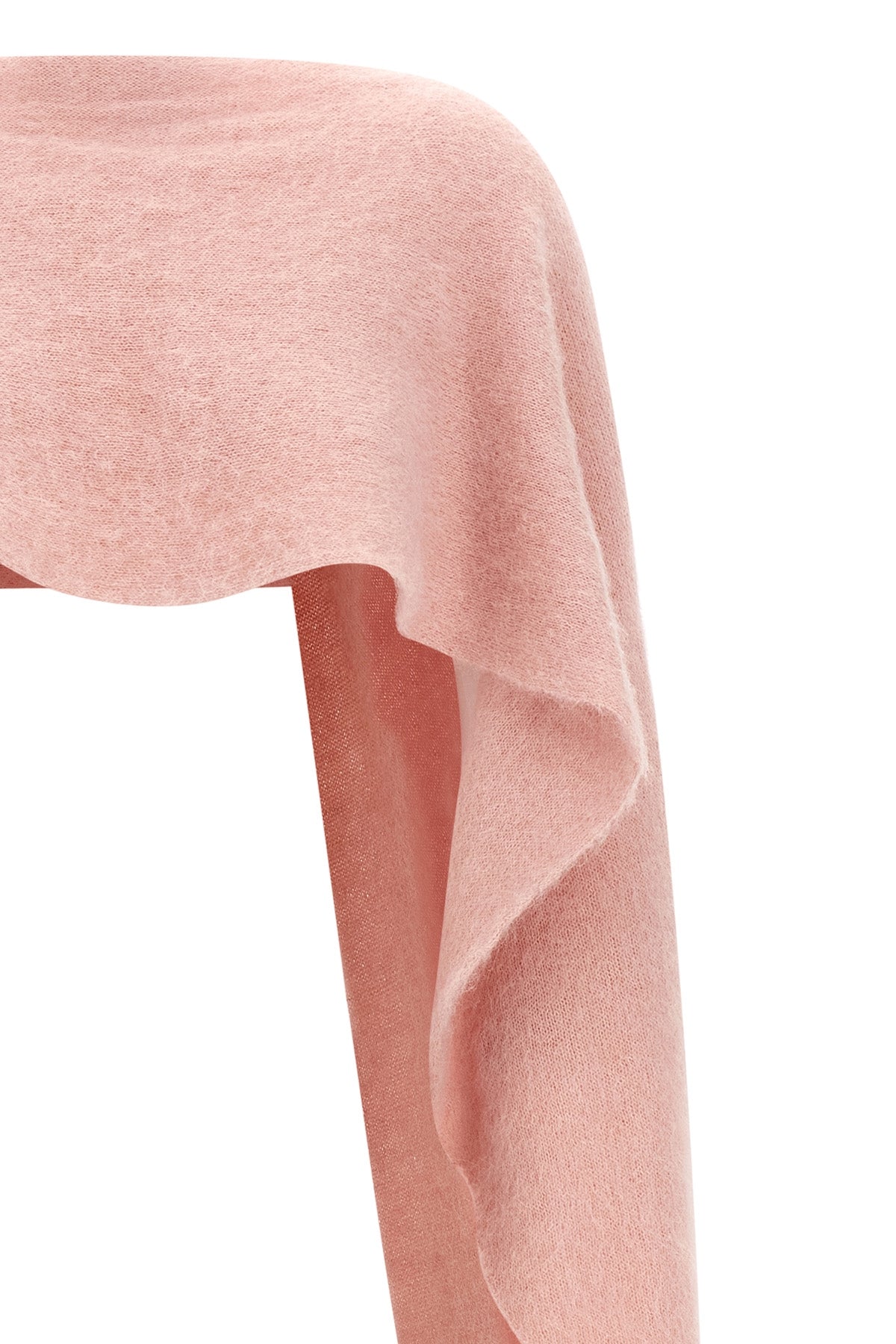gauze mohair blend cape