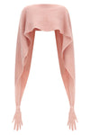 gauze mohair blend cape