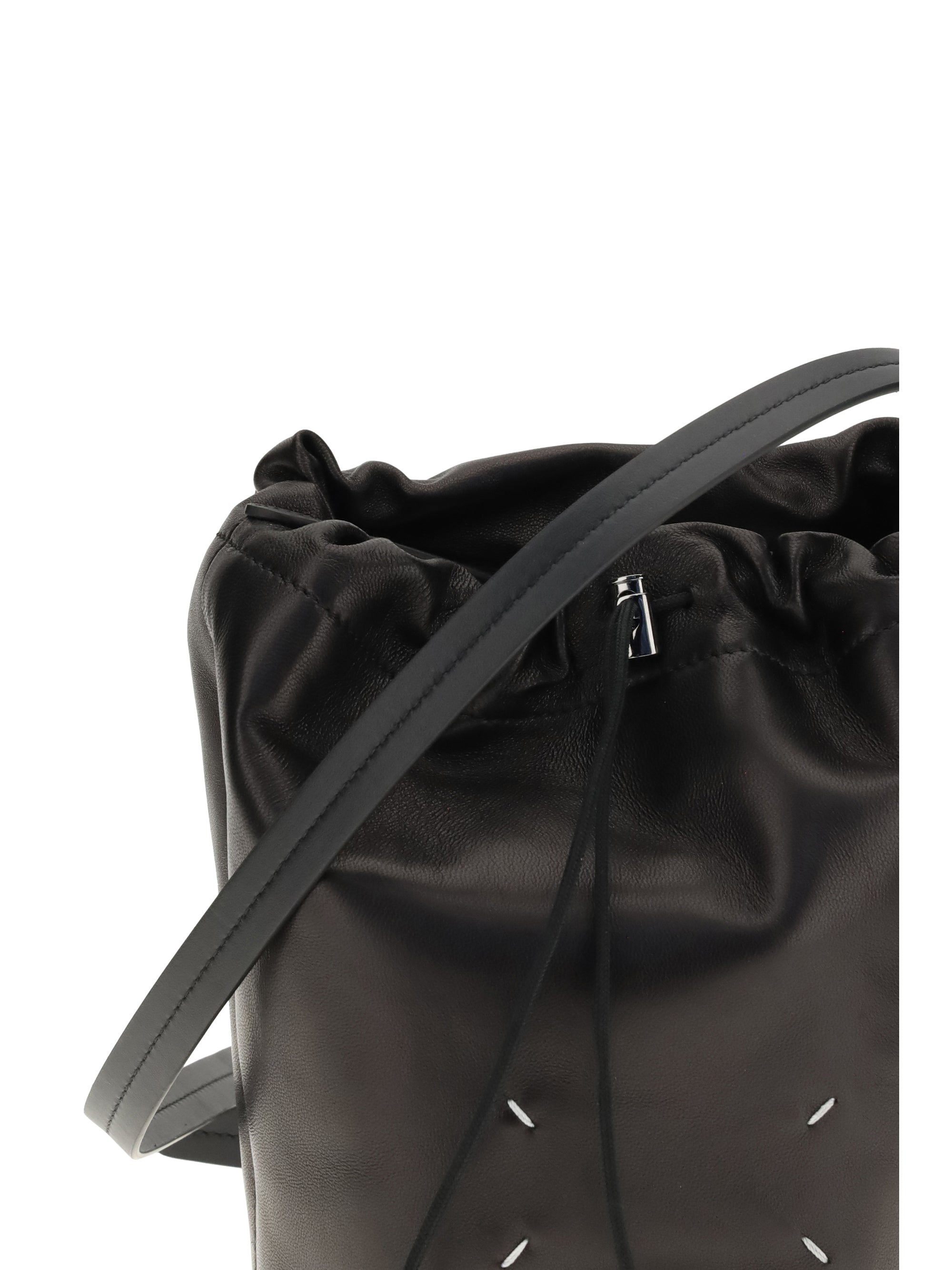 leather bucket bag