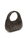 wander handbag in quilted leather