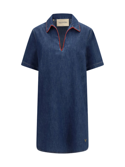 chambray denim dress