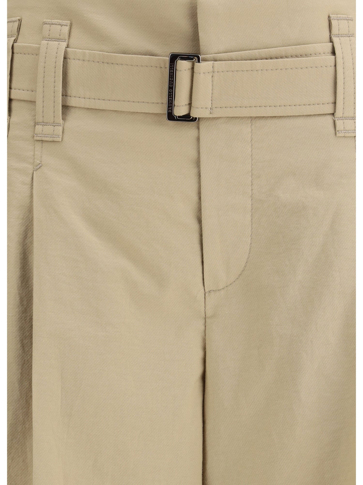 BRUNELLO CUCINELLI 42 pleated crop pants