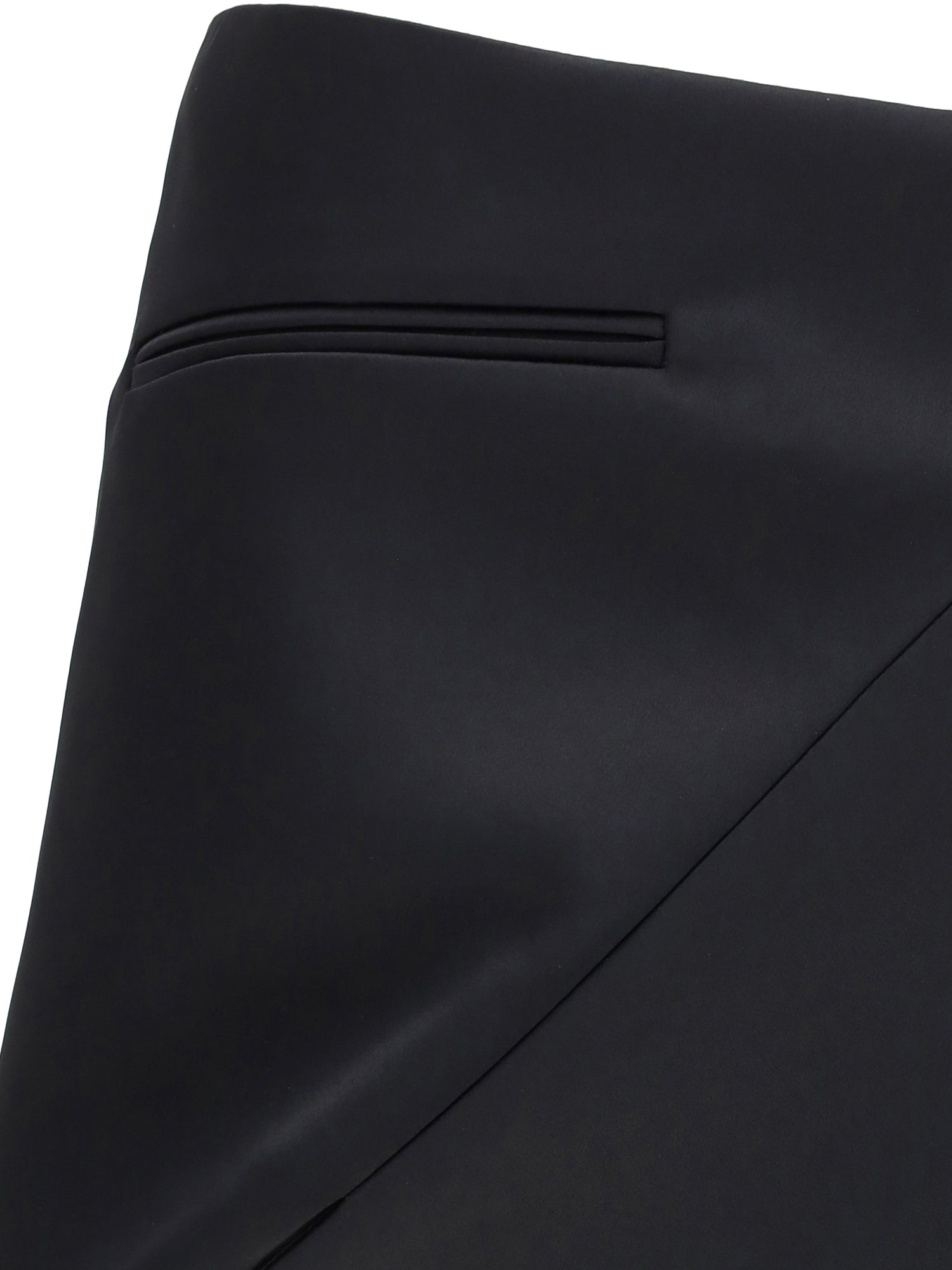 COURRÈGES 38 satin mini-skirt