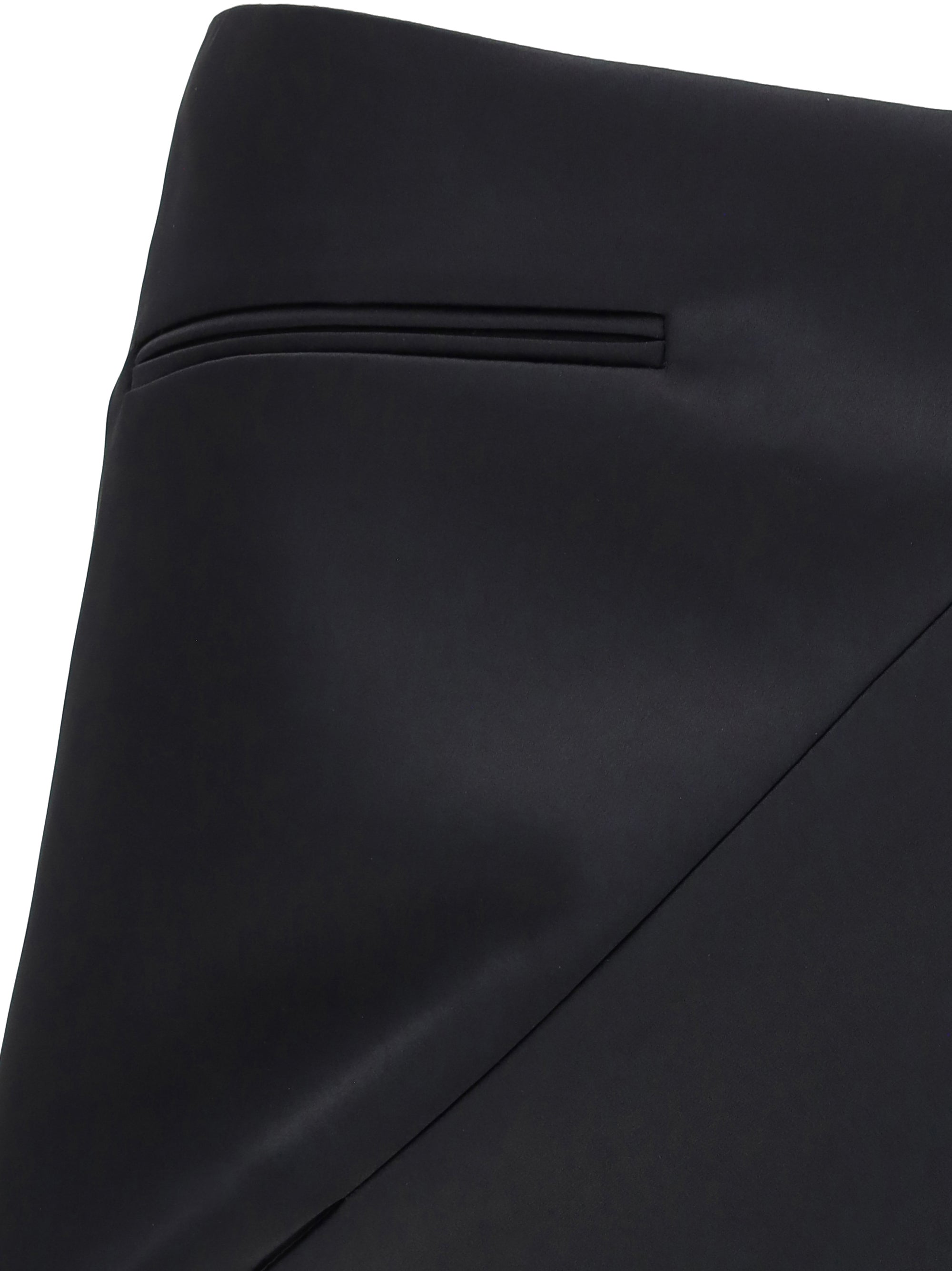 COURRÈGES 38 satin mini-skirt