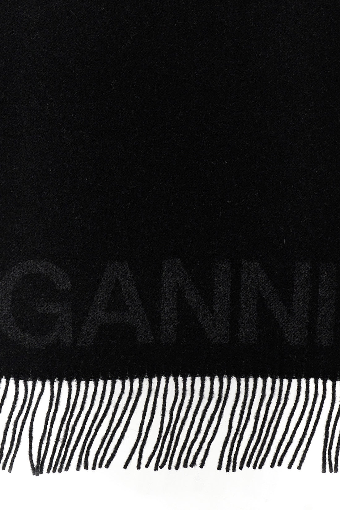 GANNI OS wool scarf