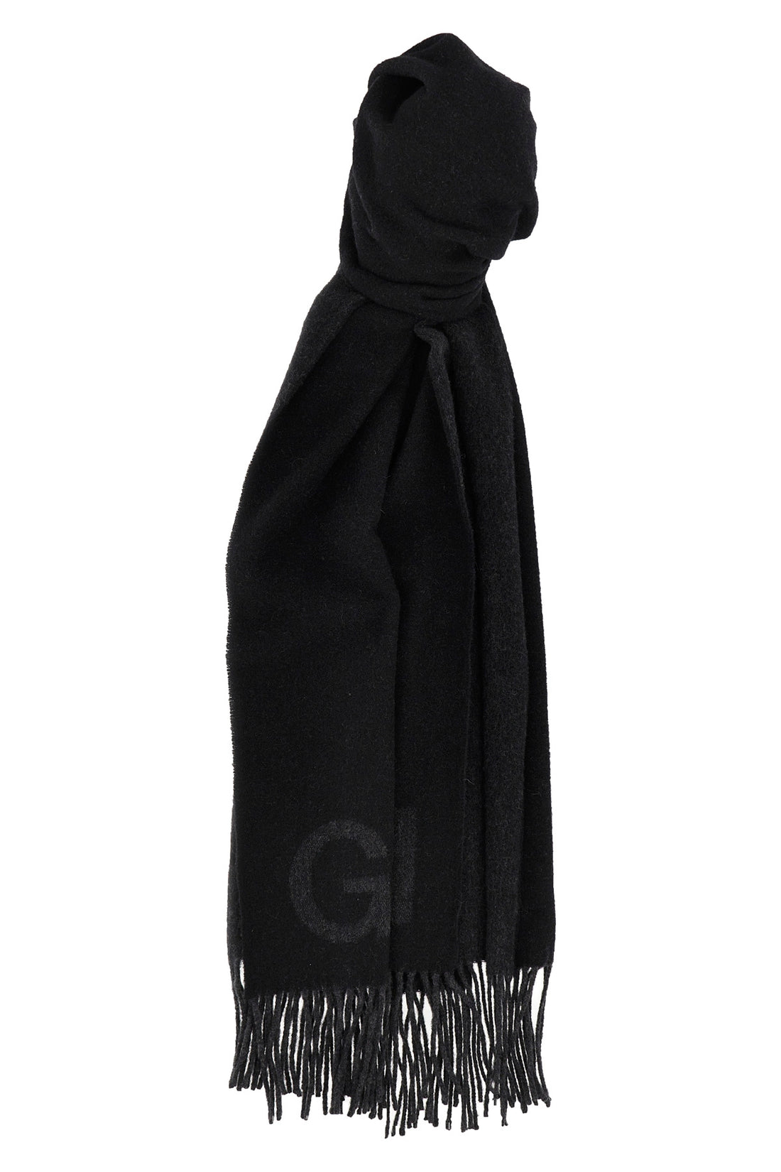 GANNI OS wool scarf