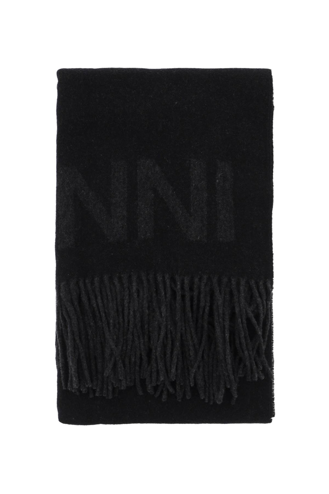 logo lettering scarf