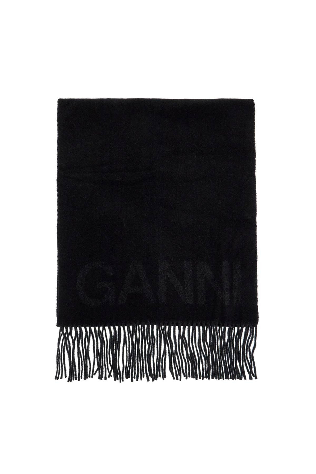 logo lettering scarf