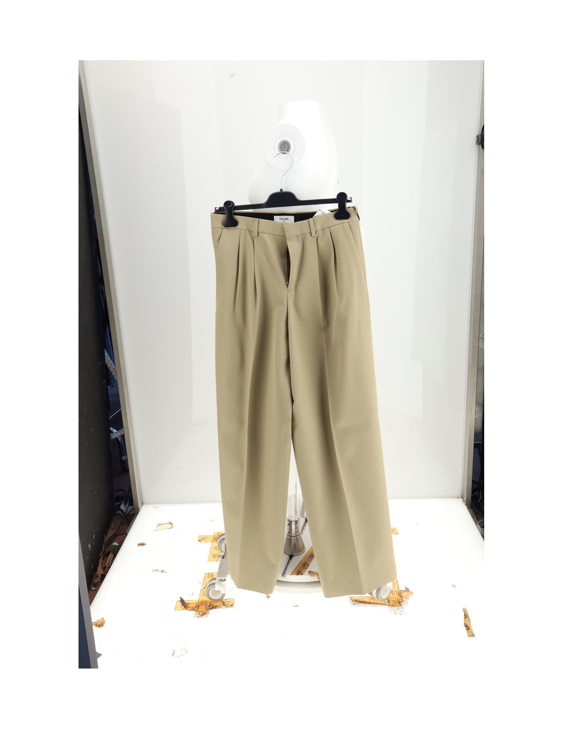 CELINE 38 pleated trousers