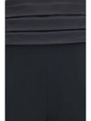 satin high-waisted pants