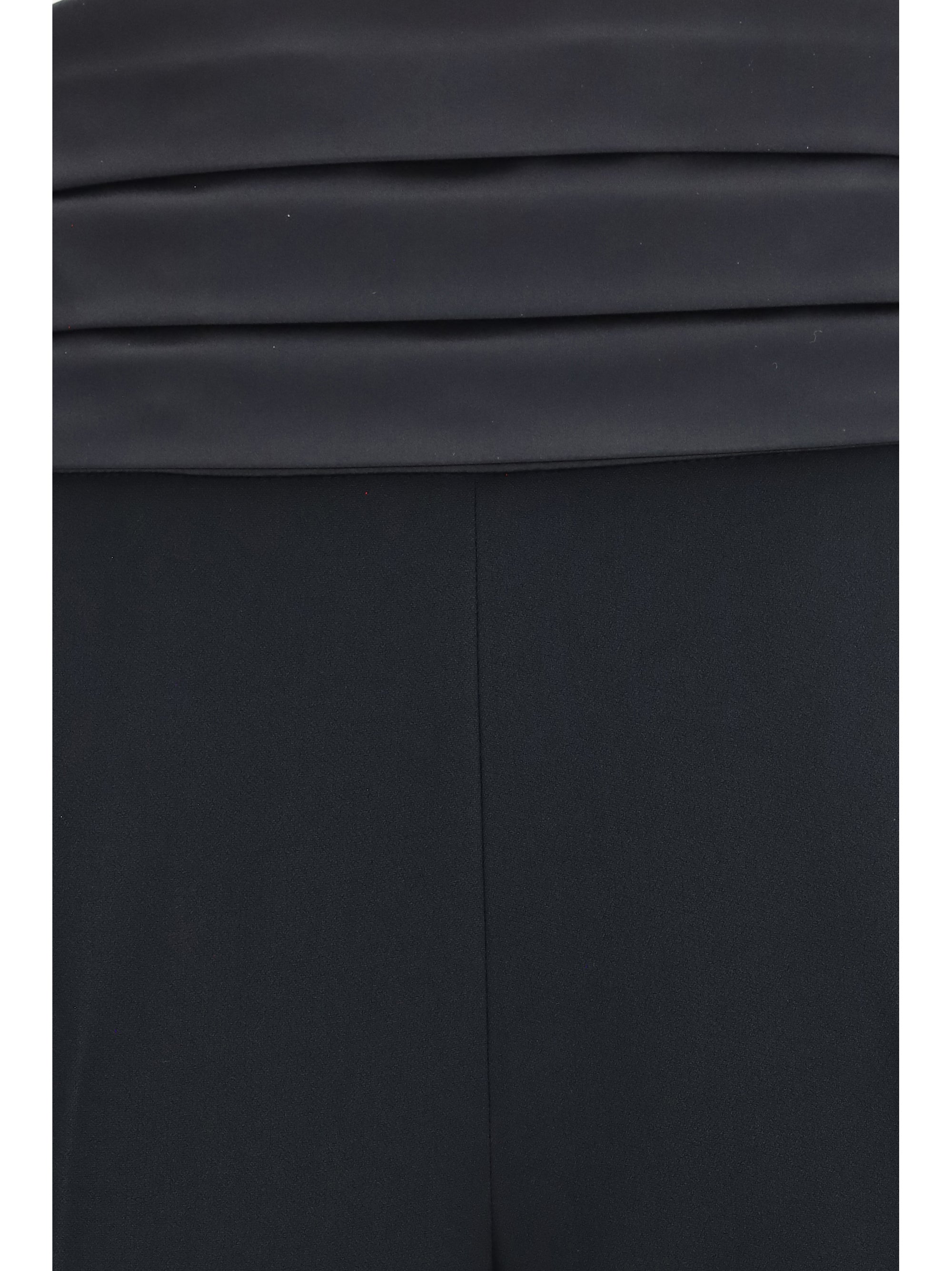 satin high-waisted pants