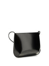 loge brushed leather crossbody bag